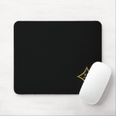 Modernes Minimalistisches Monogramm Mousepad (Mit Mouse)