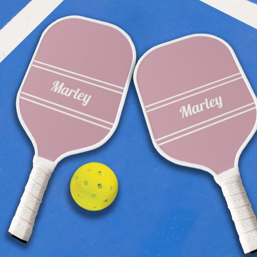 Modernes Minimalistisches Monogramm Name Giro Spor Pickleball Schläger