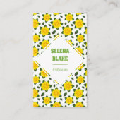 Modernes, Minimalistisches Muster Visitenkarte (Vorderseite)