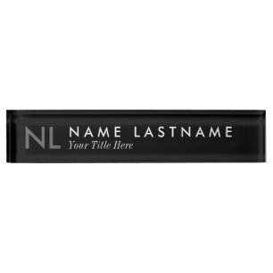 Modernes Minimalistisches Namensplakette