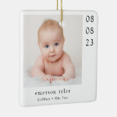 Modernes Minimalistisches Neugeborenes Keramikornament (Rechts)