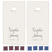 Modernes Minimalistisches neutrales Hochzeitmonogr