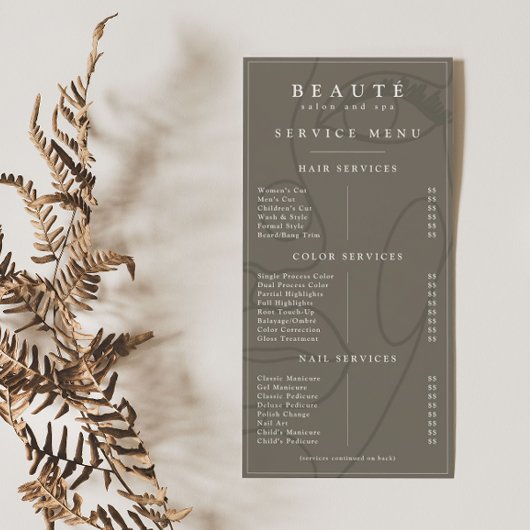 Modernes Minimalistisches neutrales Wellness-Cente