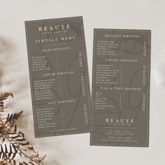 Modernes Minimalistisches neutrales Wellness-Cente