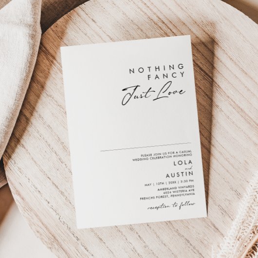 Modernes Minimalistisches Nichts Extravagant nur L Einladung