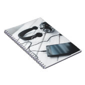 Modernes Minimalistisches Notebook Notizblock (Rechte Seite)