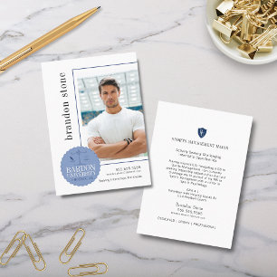 Modernes Minimalistisches Oversifiziertes Praktiku Visitenkarte