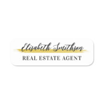 Modernes, minimalistisches Personalisiertes ID-Abz