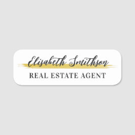 Modernes, minimalistisches Personalisiertes ID-Abz Namensschild