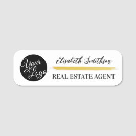 Modernes, minimalistisches Personalisiertes ID-Abz Namensschild