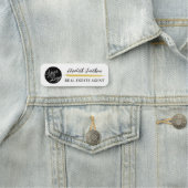 Modernes, minimalistisches Personalisiertes ID-Abz Namensschild (Beispiel)