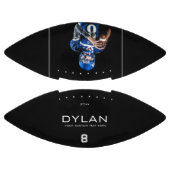 Modernes Minimalistisches Personalisiertes Keepake Football (Paneele)