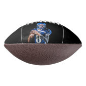 Modernes Minimalistisches Personalisiertes Keepake Football (Gedreht 90)