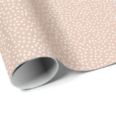 Modernes Minimalistisches Polka Dot Wrapping Papie Geschenkpapier (Rolleneckpunkt)