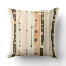 Modernes Minimalistisches Polka Line Cushion - 20x