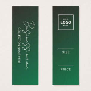 Modernes minimalistisches Preisetikett-Hängekarte