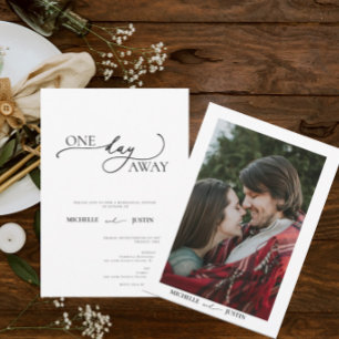 Modernes Minimalistisches Probe-Dinner Invita Einladung