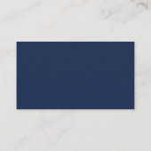 Modernes Minimalistisches QR-Code-Hochzeitsszenari Begleitkarte (Rückseite)