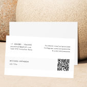 Modernes Minimalistisches QR-Code-Logo für soziale Visitenkarte