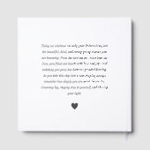 Modernes Minimalistisches Quinceañera Artes Foto Gästebuch (Rückseite)