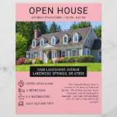 Modernes Minimalistisches Real Anwesen Open House Flyer (Vorne)