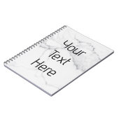 Modernes, Minimalistisches Rock-Design aus weißem  Notizblock (Linke Seite)