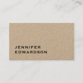 Modernes, minimalistisches rustikales Kraftwerk be Visitenkarte (Vorderseite)