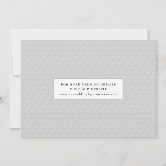 Modernes Minimalistisches sauberes Foto Save the D Save The Date (Rückseite)