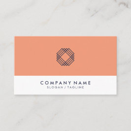 Modernes Minimalistisches sauberes Visitenkarte