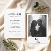 Modernes Minimalistisches Save the Date