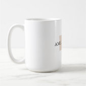 Modernes Minimalistisches Schlicht einfaches Kaffeetasse (Links)