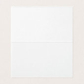 Modernes Minimalistisches Schlicht einfaches Visitenkarten (Innenseite Aufgefaltet)