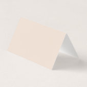 Modernes Minimalistisches Schlicht einfaches Visitenkarten (Rückseite)