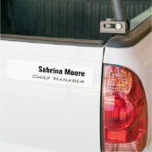 Modernes Minimalistisches Schlichtes Beruflich Autoaufkleber (Auf Lkw)