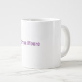 Modernes Minimalistisches Schlichtes Beruflich Jumbo-Tasse (Vorderseite Rechts)