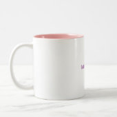 Modernes Minimalistisches Schlichtes Beruflich Zweifarbige Tasse (Links)