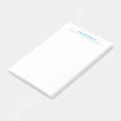 Modernes Minimalistisches, Schlichtes, einfaches B Post-it Klebezettel (angewinkelt)