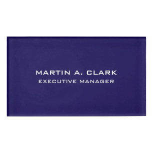 Modernes Minimalistisches Schlichtes Elegantes Dun Namenschild