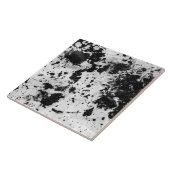 Modernes Minimalistisches Schwarz-Weiß-Abstraktes Fliese (Seite)