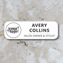 Modernes Minimalistisches Schwarz-Weiß-Salon-Logo