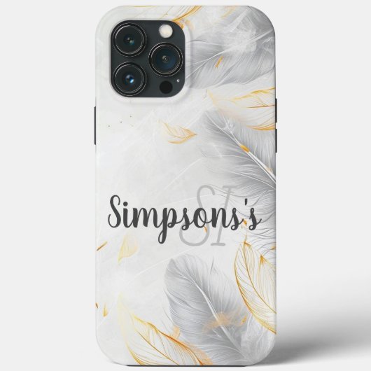 Modernes Minimalistisches Script Case-Mate-iPhone Case-Mate iPhone Hülle (Rückseite)