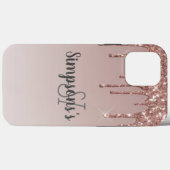 Modernes Minimalistisches Script Case-Mate-iPhone Case-Mate iPhone Hülle (Rückseite (Horizontal))