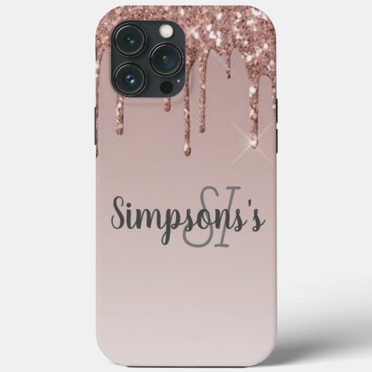 Modernes Minimalistisches Script Case-Mate-iPhone Case-Mate iPhone Hülle (Rückseite)