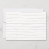 Modernes Minimalistisches Script-Foto Dankeskarte (Rückseite)