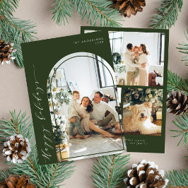 Modernes Minimalistisches Script Happy Holiday Fot Feiertagskarte