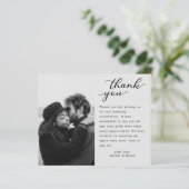 Modernes Minimalistisches Script Wedding Foto Viel (Stehend Vorderseite)