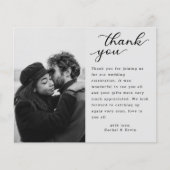 Modernes Minimalistisches Script Wedding Foto Viel (Vorderseite)