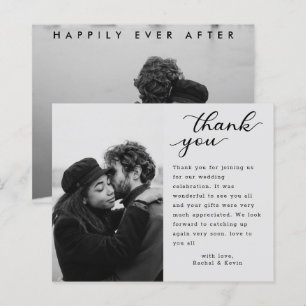 Modernes Minimalistisches Script Wedding Foto Viel
