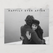 Modernes Minimalistisches Script Wedding Foto Viel (Rückseite)