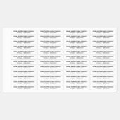 Modernes, Minimalistisches Siegel mit Tamper-Proof Etiketten (Blatt)